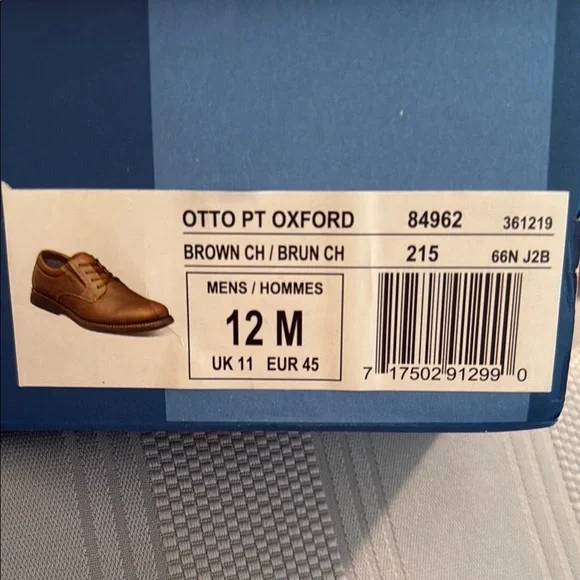 Nunn Bush Men's Dark Brown Leather Oxfords - Picture 3 of 3